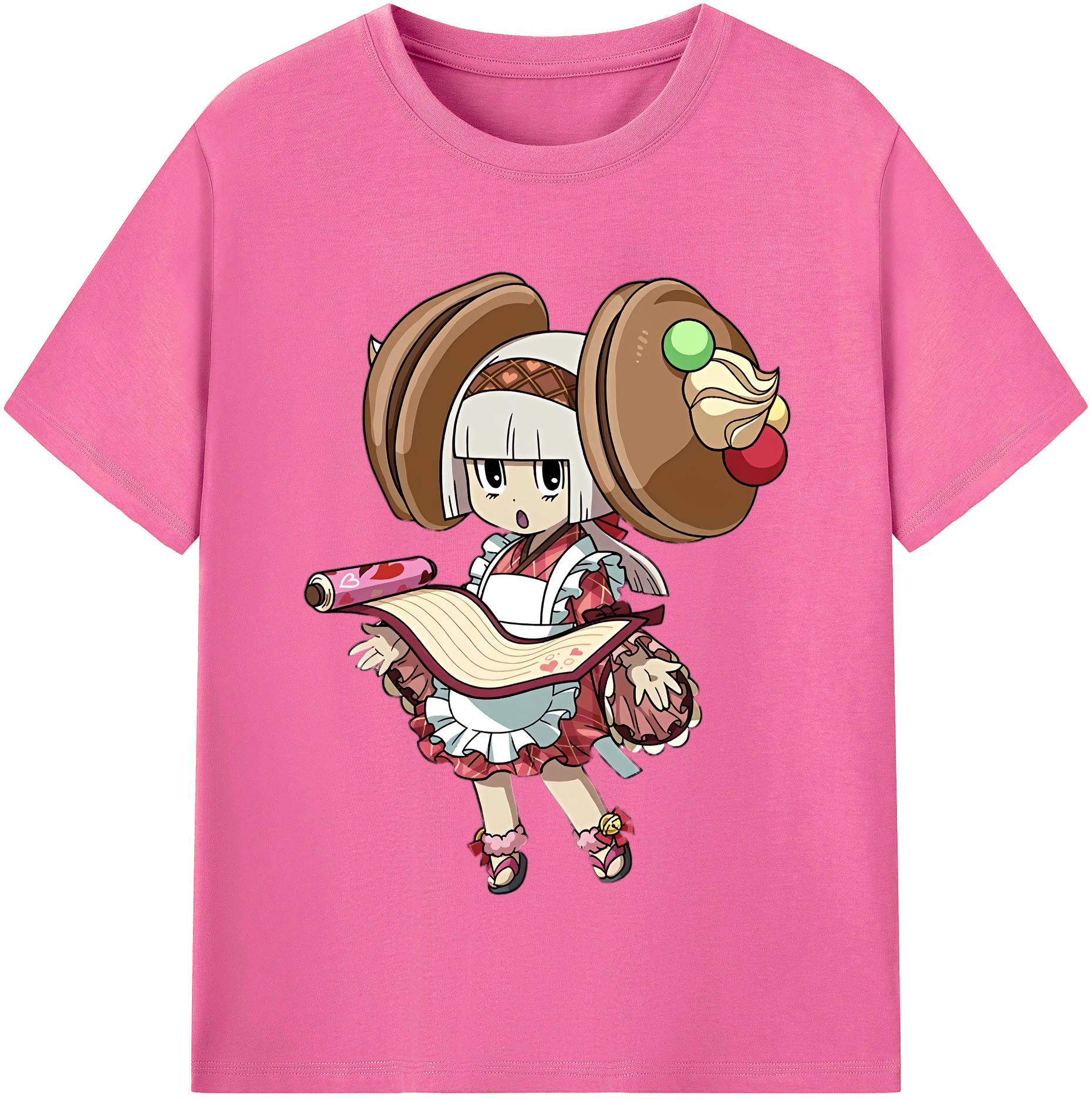 （画像用） 妖怪ウォッチ Yo-kai Watch レディースカジュアルプリントTシャツ（綿100％）